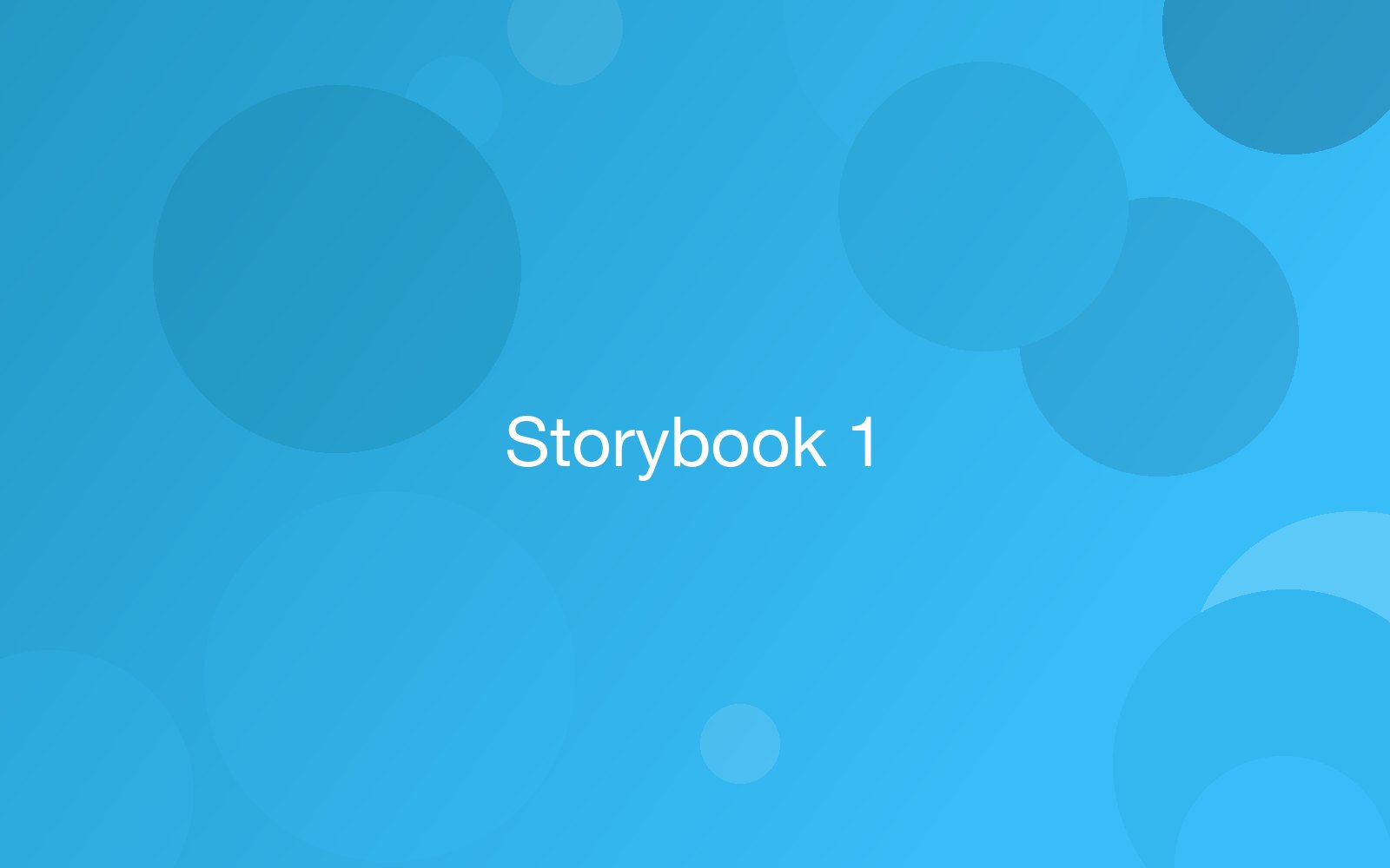 Storybook 1